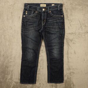 MEK Denim Jeans Harbin Straight | W34 L30 | Handcrafted Y2K